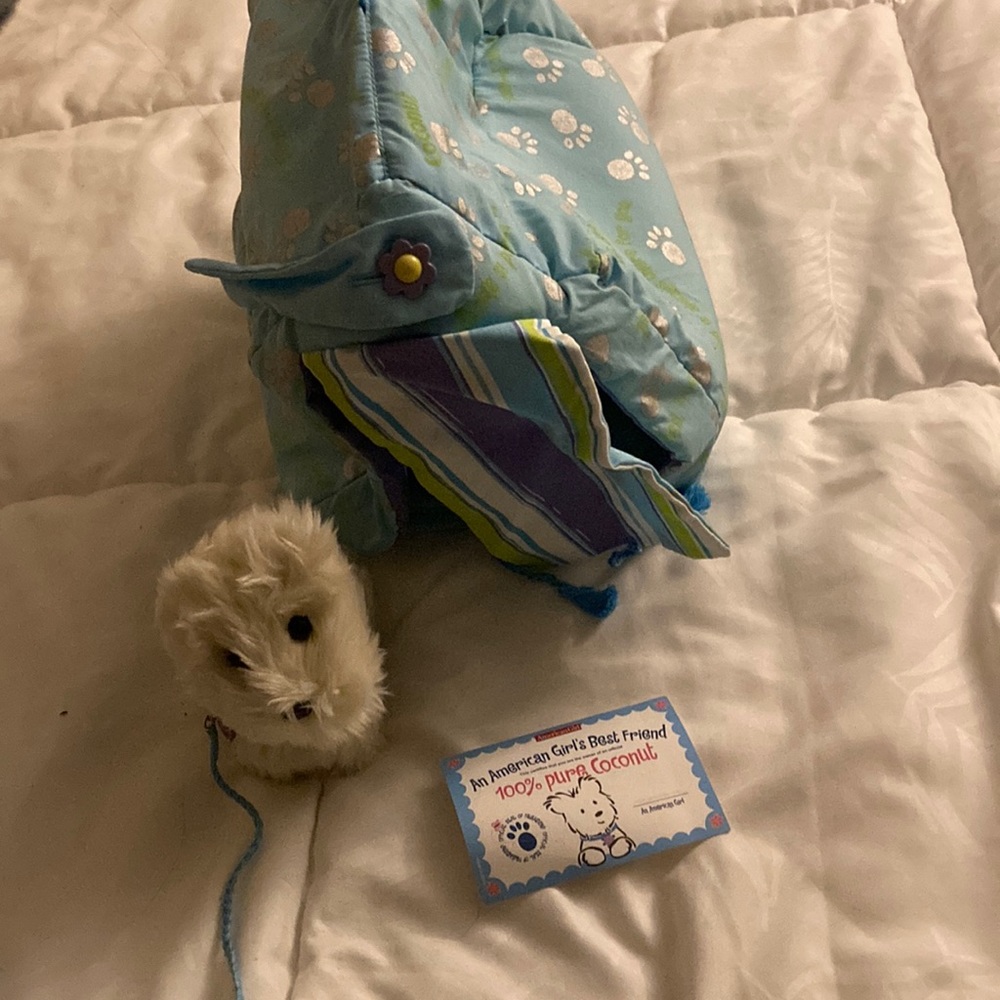 American girl doll coconut and coconut dog house